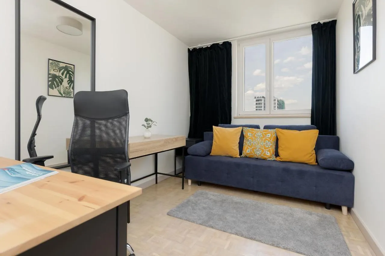 Warsaw City View Apartment With 2 Bedrooms & Ac By Noclegi Renters